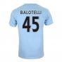 Mario Balotelli Super Mario T-Shirt (Sky Blue)