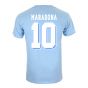 Diego Maradona Best Goal T-Shirt (Sky Blue)