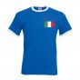 Roberto Baggio Italy Ringer Tee (blue)