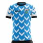 2023-2024 Uruguay Home Concept Football Shirt (M. Caceres 22)