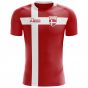 2023-2024 Denmark Flag Concept Football Shirt (Kjaer 4)
