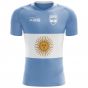 2023-2024 Argentina Flag Concept Football Shirt (Kun Aguero 9) - Kids