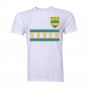 Gabon Core Football Country T-Shirt (White) (Aubameyang 9)