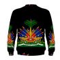 Haiti Coat Of Arms Sublimated Sweatshirt
