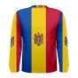 Moldova Flag Long Sleeve Sublimated Sports Jersey