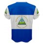Nicaragua Flag Sublimated Sports Jersey (Kids)