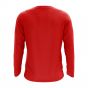Madagascar Core Football Country Long Sleeve T-Shirt (Red)
