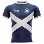 2023-2024 Scotland Flag Concept Rugby Shirt (Your Name)