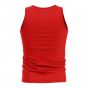 Denmark Core Football Country Sleeveless Tee (Red)