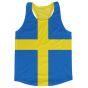 Sweden Flag Running Vest