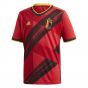 2020-2021 Belgium Home Adidas Football Shirt (Kids) (E HAZARD 10)