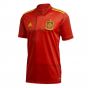 2020-2021 Spain Home Adidas Football Shirt (DAVID VILLA 7)