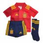 2020-2021 Spain Home Adidas Mini Kit (JORDI ALBA 18)