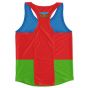 Azerbaijan Flag Running Vest