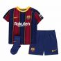 2020-2021 Barcelona Home Nike Baby Kit (RIVALDO 10)