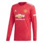 2020-2021 Man Utd Adidas Home Long Sleeve Shirt (POGBA 6)