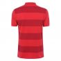 Wales 2021 Stripe Polo Shirt (Red)