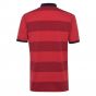 England 2021 Stripe Polo Shirt (Red)