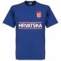Croatia Team T-Shirt - Royal (MODRIC 10)