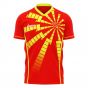 North Macedonia 2023-2024 Home Concept Shirt (Libero) (BARDHI 17)