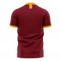 Roma 2020-2021 Home Concept Football Kit (Libero) - Adult Long Sleeve