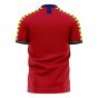Spain 2024-2025 Home Concept Football Kit (Libero) (Your Name)