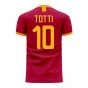 Roma Francesco Totti Tribute Home Shirt - Kids (Long Sleeve)