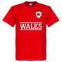Wales Team T-Shirt - Red (Your Name)