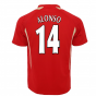 2005-2006 Liverpool Home CL Retro Shirt (ALONSO 14)