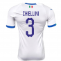 2018-2019 Italy Away evoKIT Away Shirt (Chiellini 3)