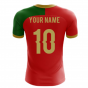2025-2026 Portugal Flag Home Concept Football Shirt (Your Name) -Kids