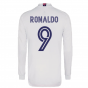 2020-2021 Real Madrid Long Sleeve Home Shirt (RONALDO 9)