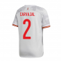 2020-2021 Spain Away Shirt (CARVAJAL 2)