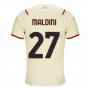 2021-2022 AC Milan Away Shirt (Kids) (MALDINI 27)