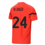 2021-2022 AC Milan Pre-Match Jersey (Red) (KJAER 24)