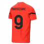 2021-2022 AC Milan Pre-Match Jersey (Red) (MANDZUKIC 9)