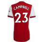 2021-2022 Arsenal Authentic Home Shirt (CAMPBELL 23)