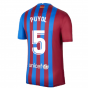 2021-2022 Barcelona Home Shirt (PUYOL 5)