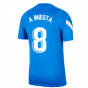 2021-2022 Barcelona Training Shirt (Blue) (A INIESTA 8)