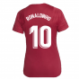 2021-2022 Barcelona Training Shirt (Noble Red) - Womens (RONALDINHO 10)