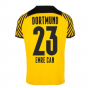 2021-2022 Borussia Dortmund Authentic Home Shirt (EMRE CAN 23)