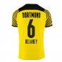 2021-2022 Borussia Dortmund Home Shirt (Kids) (DELANEY 6)