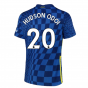 2021-2022 Chelsea Home Shirt (Kids) (HUDSON ODOI 20)