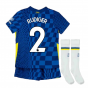 2021-2022 Chelsea Little Boys Home Mini Kit (RUDIGER 2)