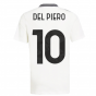 2021-2022 Juventus Training Shirt (White) - Ladies (DEL PIERO 10)