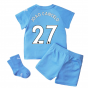 2021-2022 Man City Home Baby Kit (JOAO CANCELO 27)