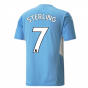 2021-2022 Man City Home Shirt (STERLING 7)