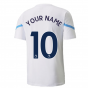 2021-2022 Man City Pre Match Jersey (White) - Kids (Your Name)