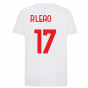 2022-2023 AC Milan FtblCore Tee (White) (R.LEAO 17)