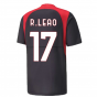 2022-2023 AC Milan Gameday Jersey (Black) (R.LEAO 17)